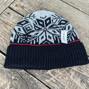 Old Navy Fair Isle Fall Winter Holiday Hat Beanie Toboggan One Size NWT